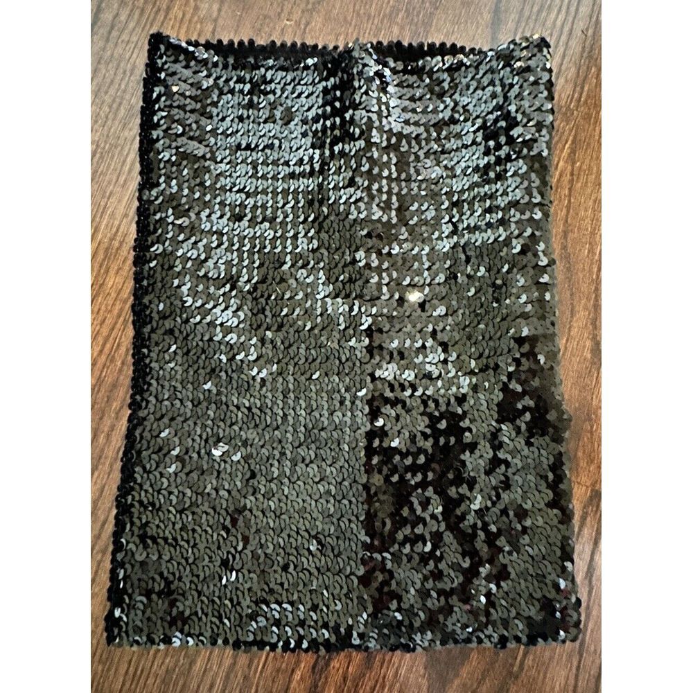 NWOT‎ Victoria's Secret Y2K Sequin Bling Tube Top Size Medium 🖤